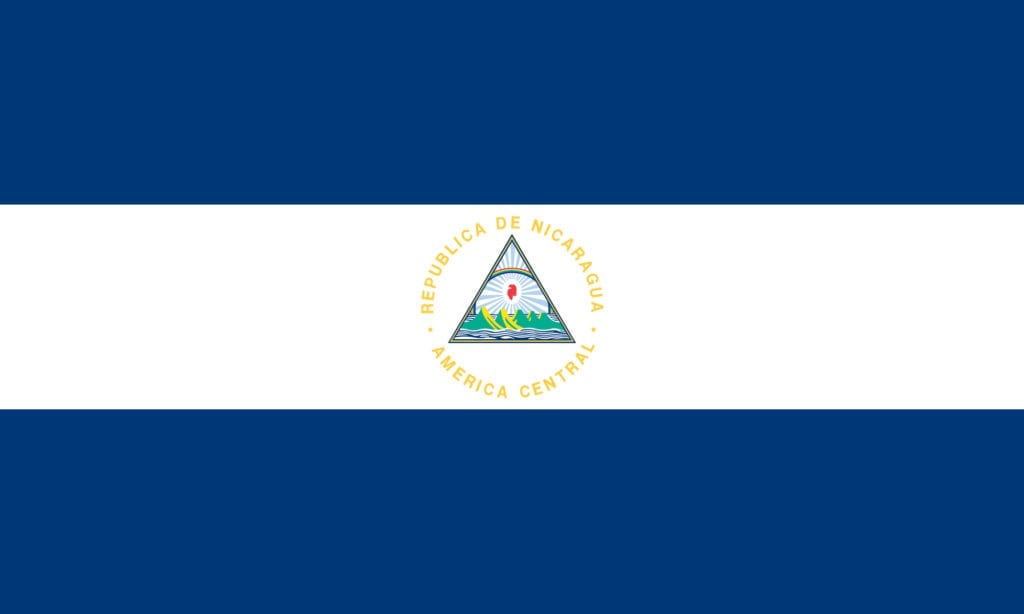 spanish flags nicaragua