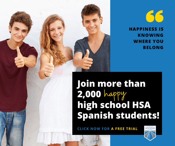 high school spanish classes online in Spanish