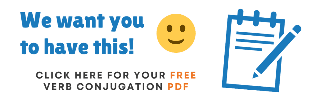 free Spanish PDF pedir conjugation