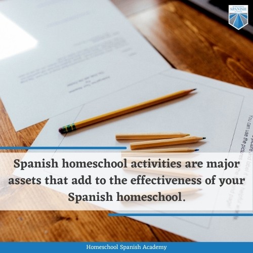 spanish homeschool activities