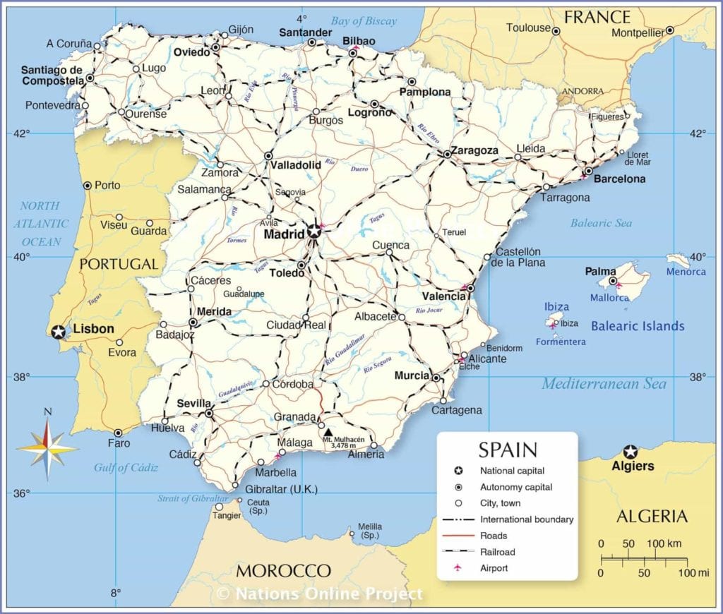 Mapa Spain