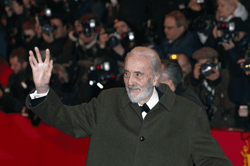 Sir Christopher Lee spanish as a second language