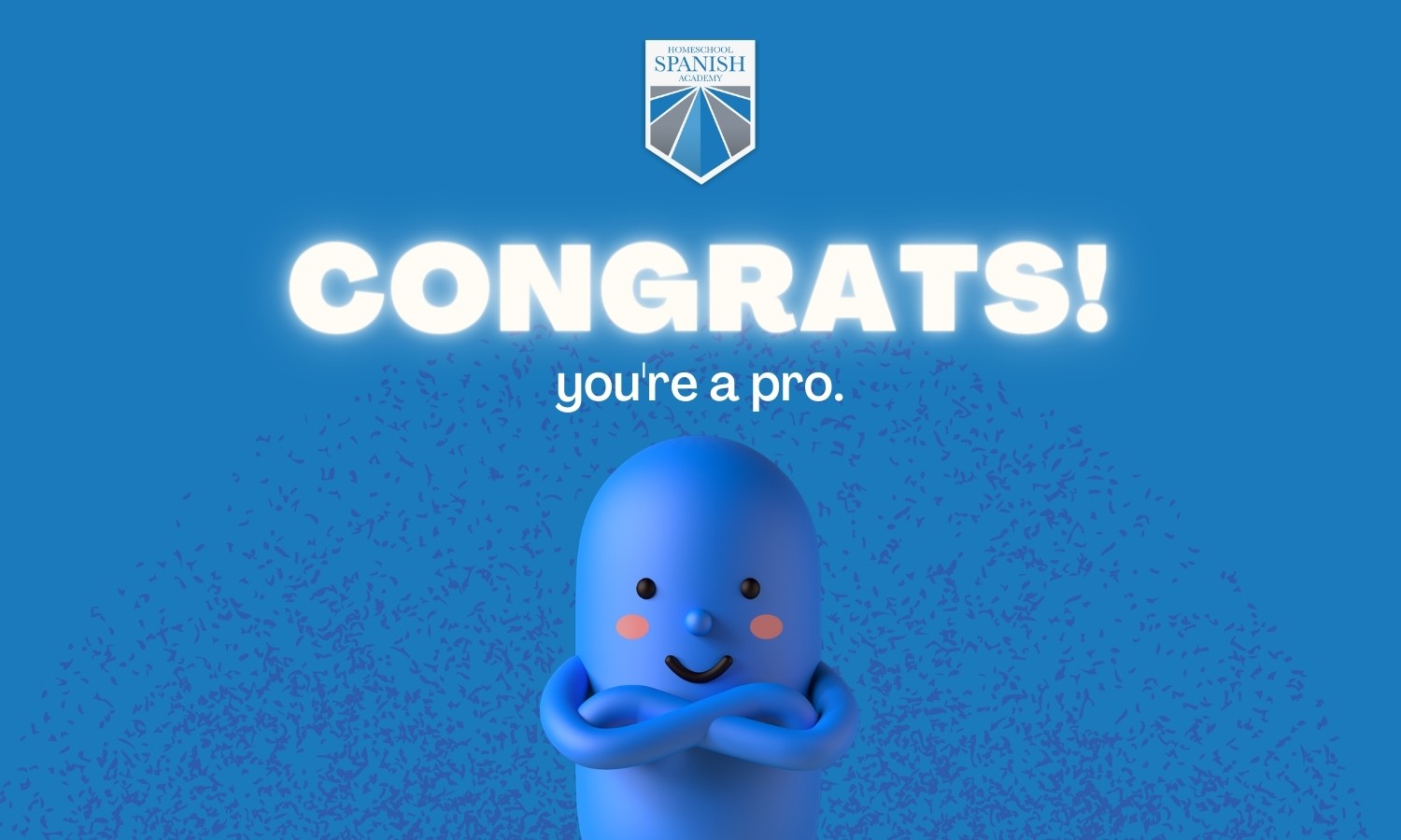 Congrats! You're a pro