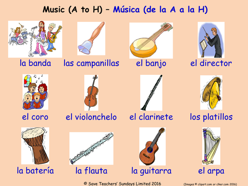 Classroom musical instruments