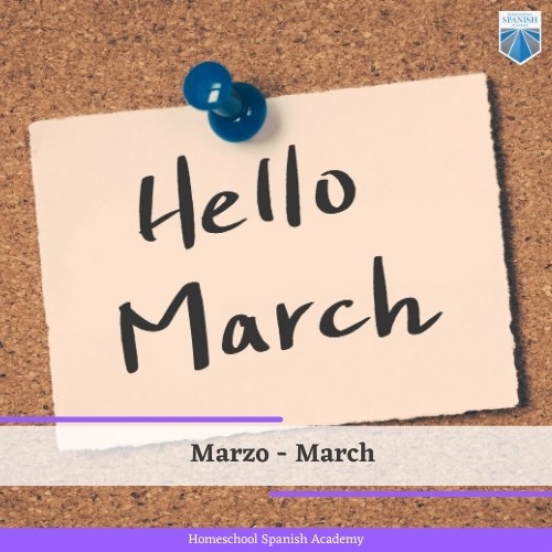 March in Spanish