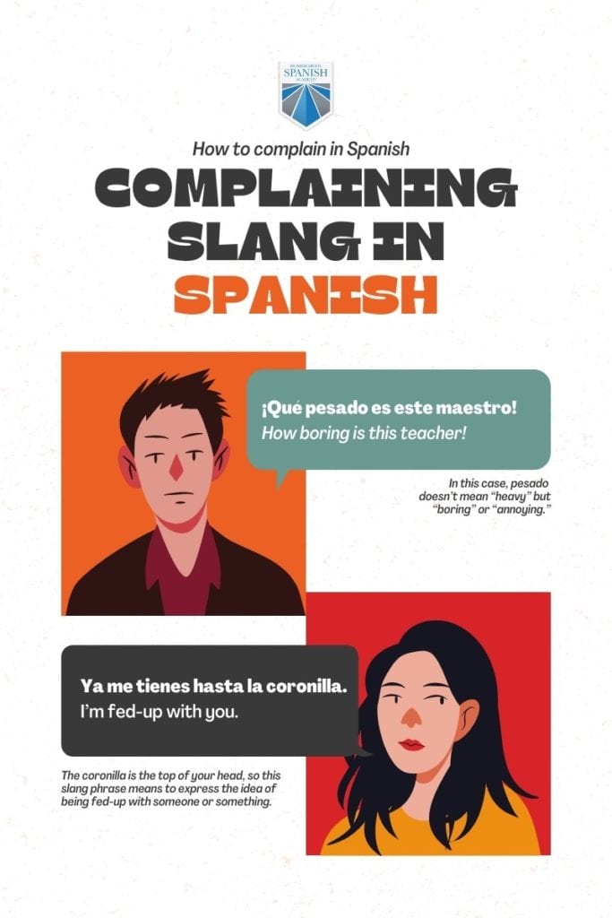 complain in spanish