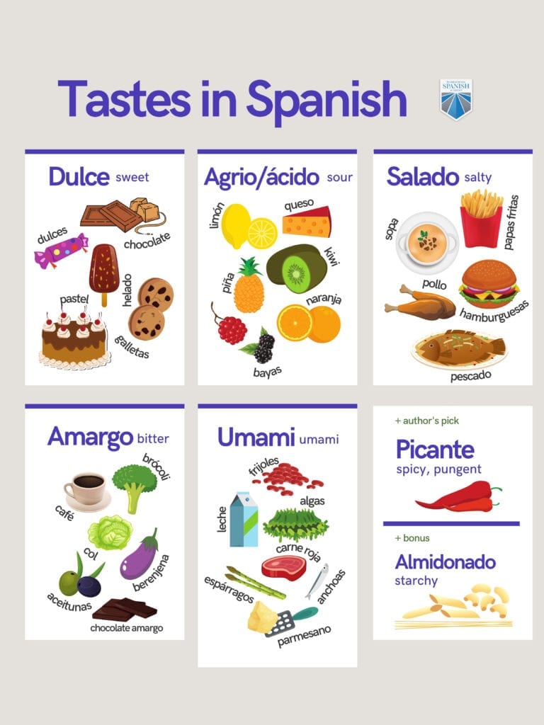A Vocabulary Guide To Describing Flavors And Tastes In Spanish