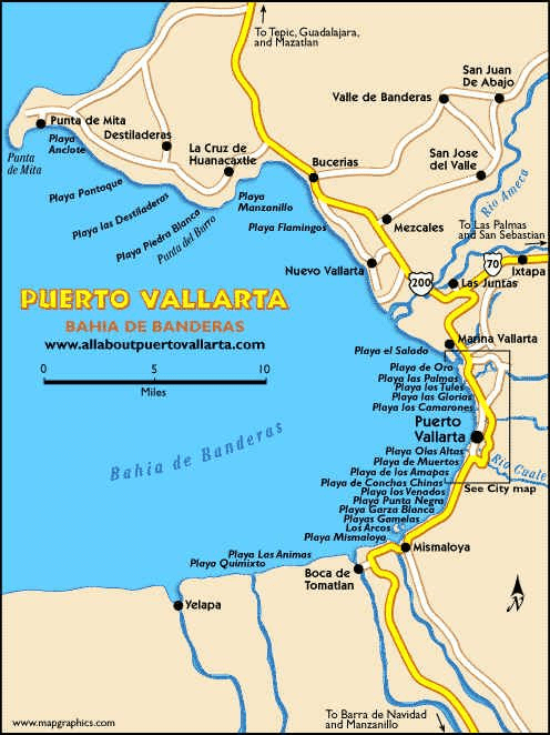 Puerto Vallarta Map