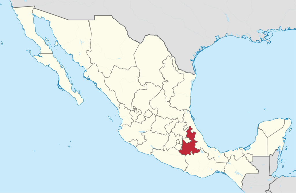 Puebla map