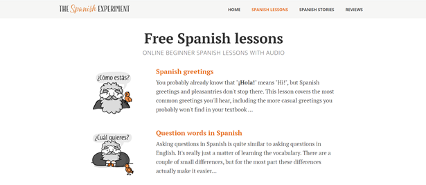  free Spanish courses online