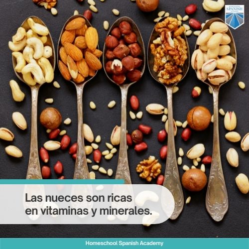 nuts in Spanish