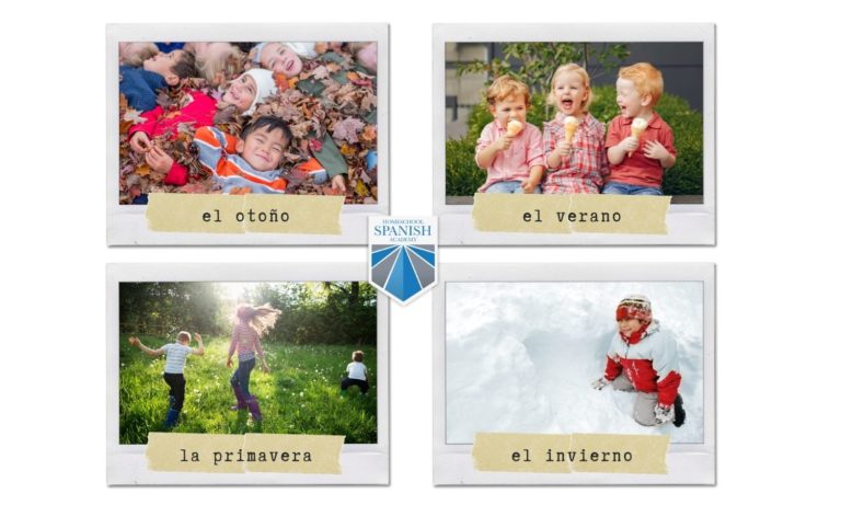 The Four Seasons (Free Spanish Lessons for Kids)