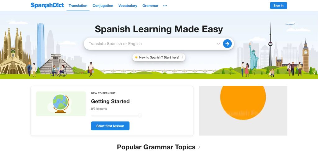 Spanish lessons for adults