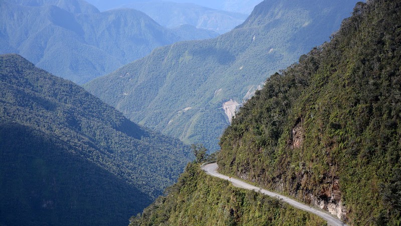 Mountain biking in Bolivia