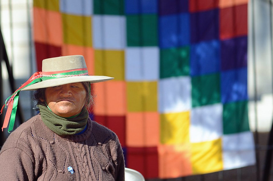 the flag of Bolivia