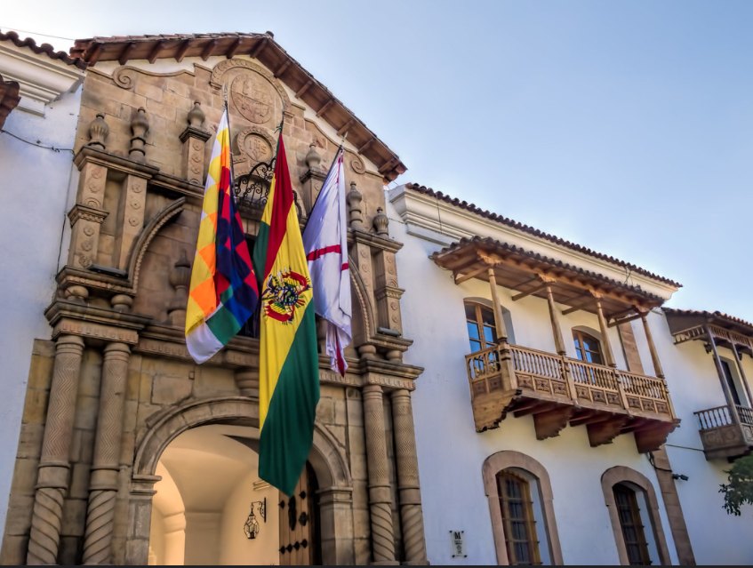 the flag of Bolivia