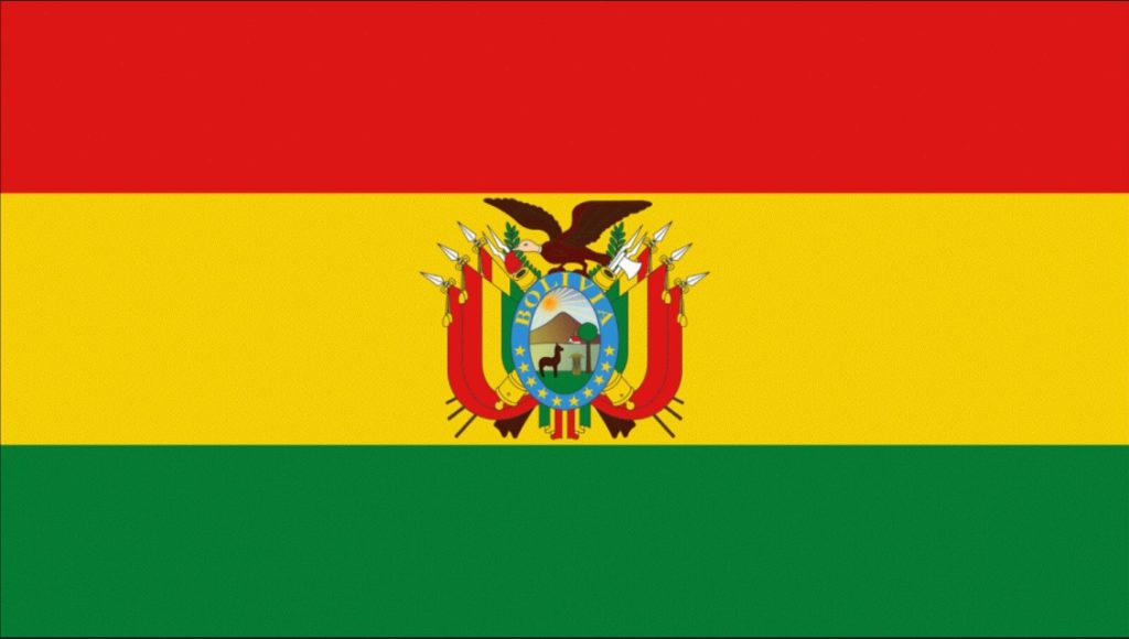 the flag of Bolivia