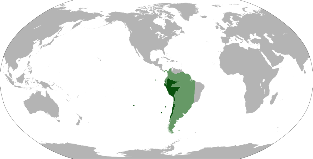 Map of the Viceroyalty of Peru