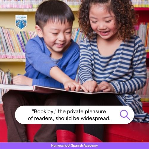 "Bookjoy," the private pleasure of readers, should be widespread