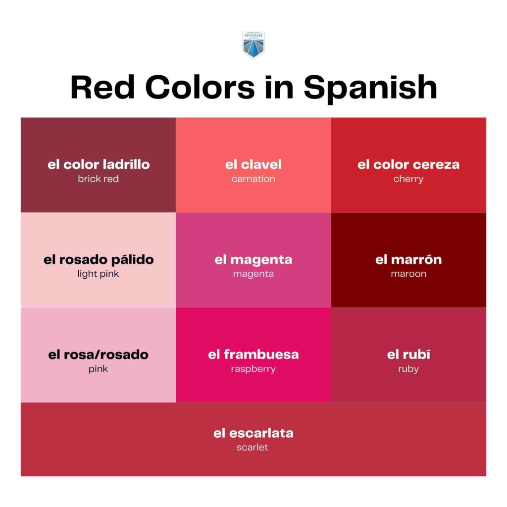 Red Colors infographic
