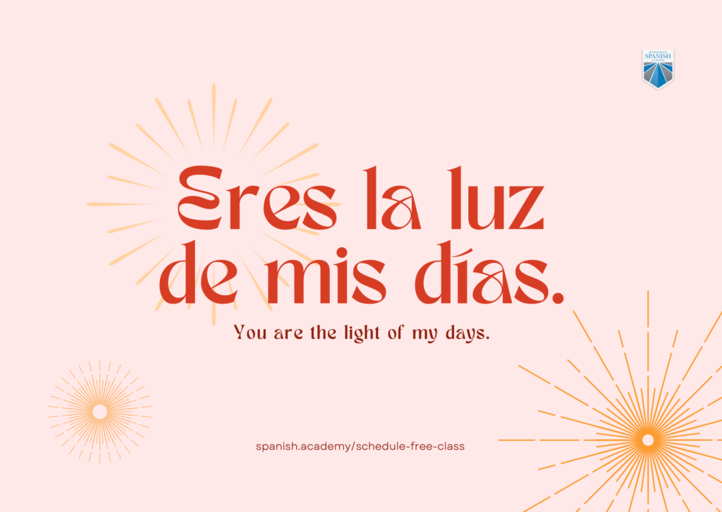 Valentine's Day phrases in Spanish