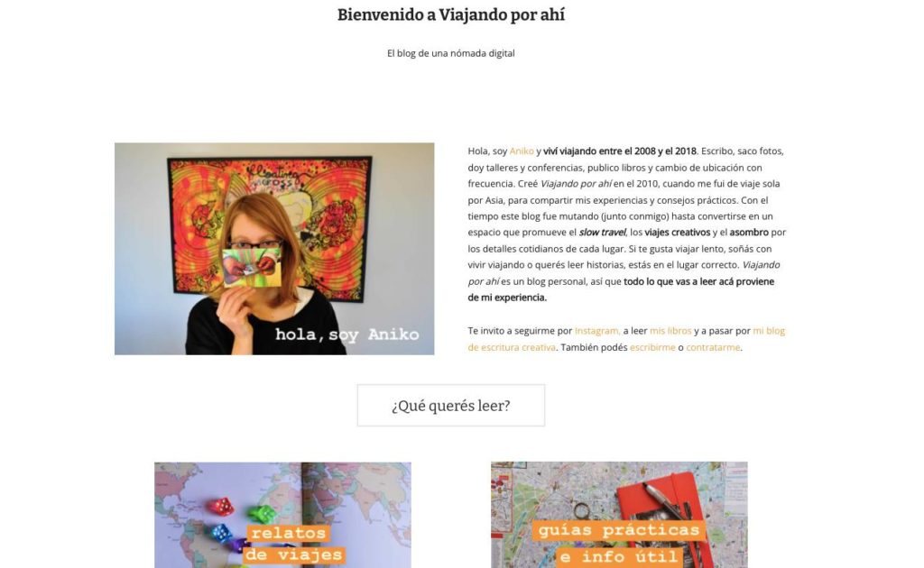 Aniko Villalba website