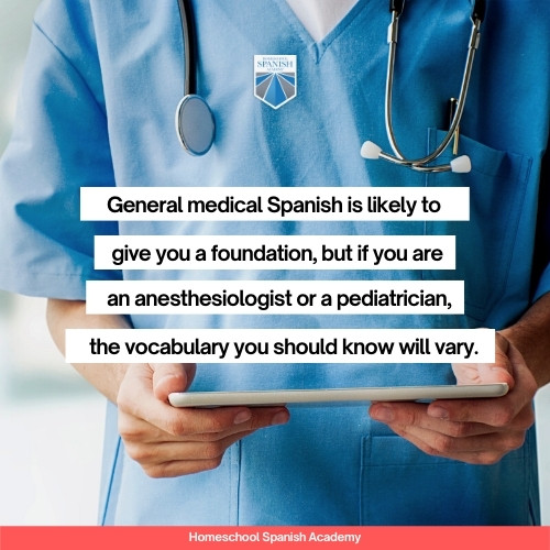 how to learn medical Spanish image example