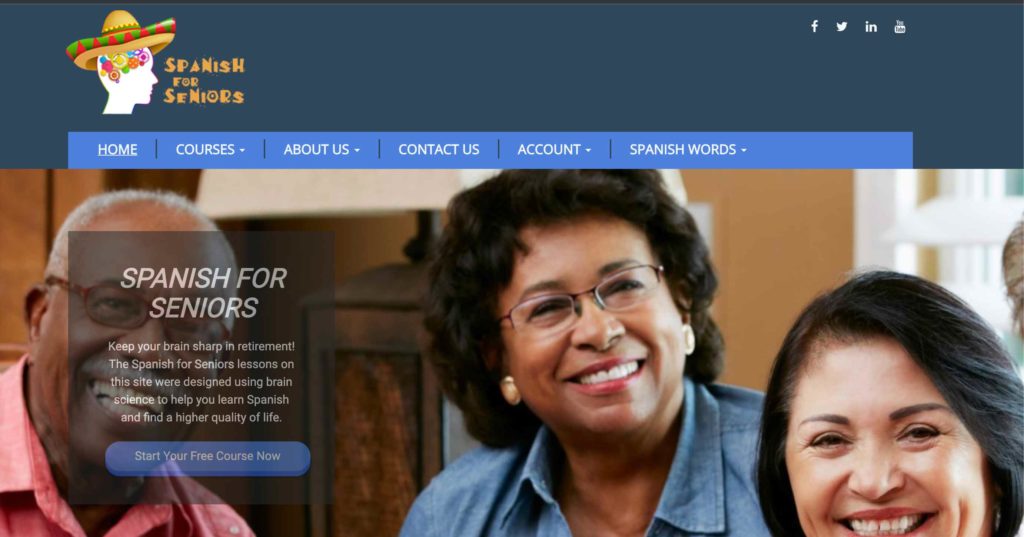 Spanish for Seniors website