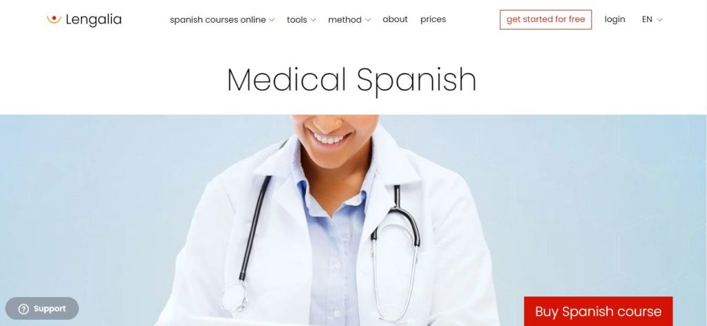 Medical Spanish course at Lengalia