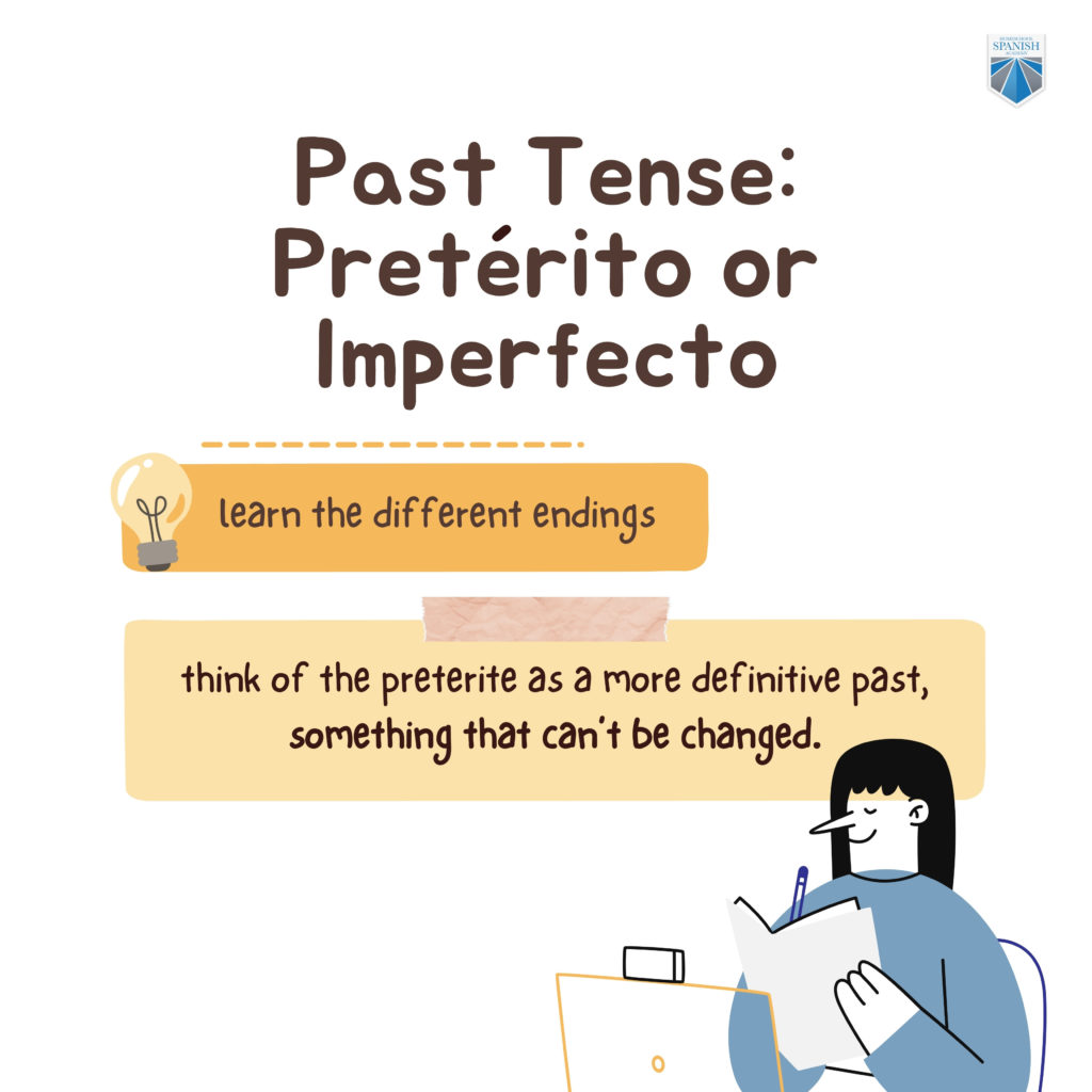 Spanish grammar - Past Tense: Pretérito or Imperfecto