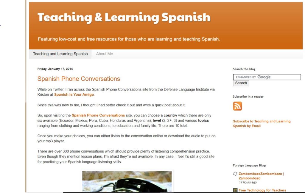 Teaching and Learning Spanish