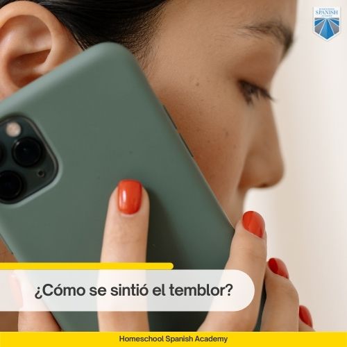 ¿Cómo se sintió el temblor?
