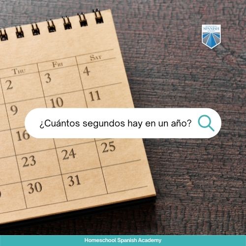 ¿Cuántos segundos hay en un año? 