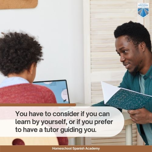 You have to consider if you can learn by yourself, if you prefer to have a tutor guiding you