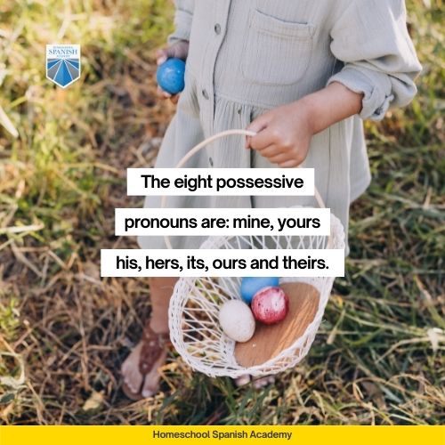 possessive pronouns in Spanish