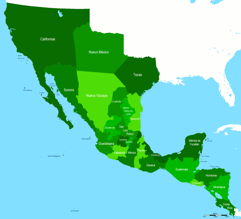 Intendencias del Primer Imperio Mexicano 