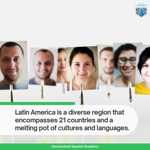 Latin America is a diverse region that encompasses 21 countries and a melting pot of cultures and languages. 