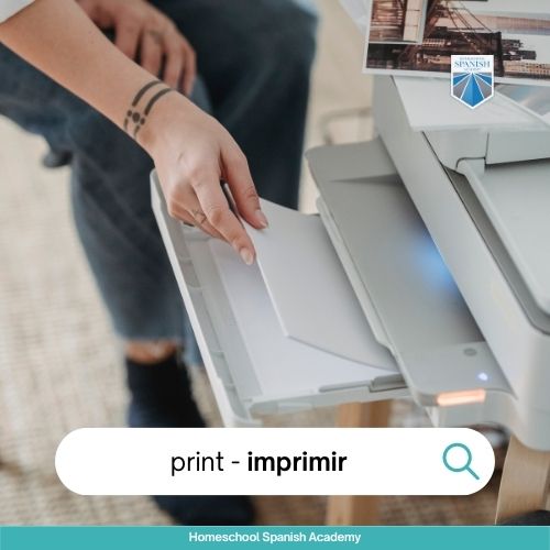imprimir - to print
