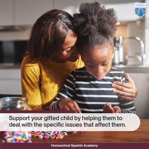 Support your gifted child and help them to deal with these specific issues that come with their giftedness